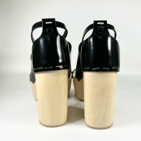 New Maison Margiela Leather Tabi Platform Sandals - Picture 3 of 9
